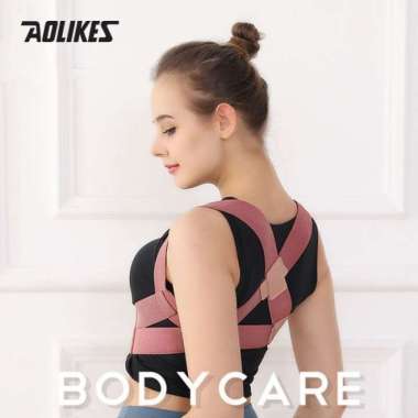 Aolikes 3109 Terapi Postur Bongkok Wanita Back Posture Corrector ORI S Hitam
