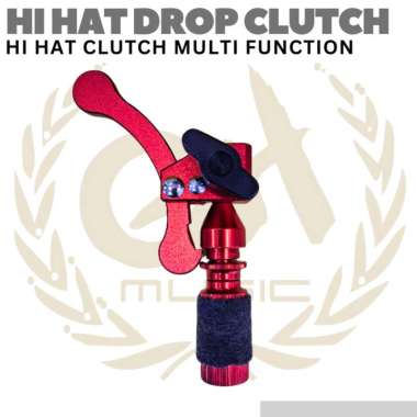HI HAT CLUTCH Lock Drop Cymbal | Kunci Simbal Drum RED