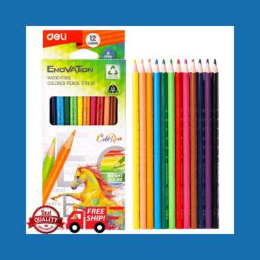 PENSIL WARNA DELI ENOVATION C113-24 PANJANG