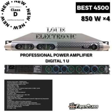 Power Amplifier FIRSTCLASS BEST 4500 BEST BEST-4500 FIRST CLASS 4500 4 CH ORIGINAL