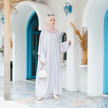 Evilya Abaya Oversize Batwing Gamis Umroh Dress Haji Jumbo Maroon