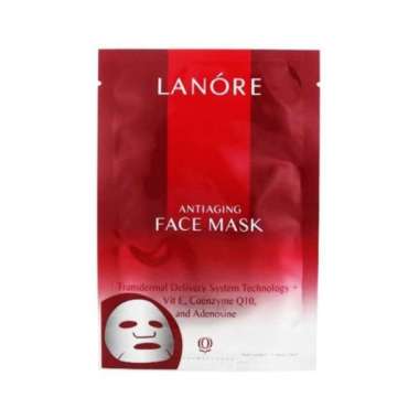 Lanore Face Mask Anti Aging & Lanore Face Mask Whitening Mask Anti Aging