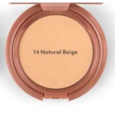 bedak padat / Marina Glow Ready Two Way Cake 14 natural beige