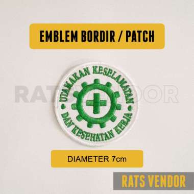 Ratsvendor Emblem Bordir Patch Logo K3 Bulat