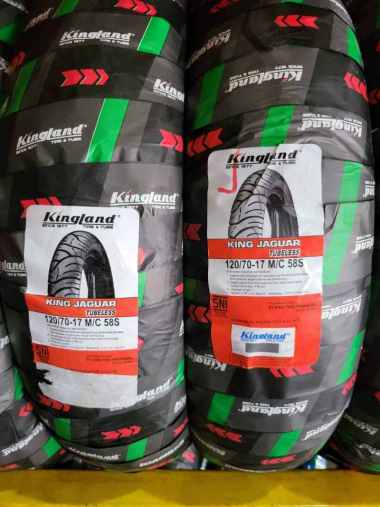 BAN LUAR MOTOR UKURAN 120/70-17 KINGLAND JAGUAR RING 17 TUBELESS SNI)