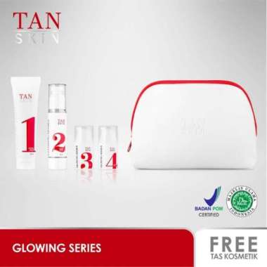 Tan Skin Skincare Routin Paket Tas putih 1 paket