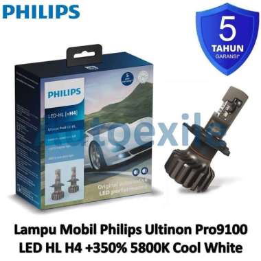 Philips Ultinon Pro9100 LED HL H4 12V 350% 5800K White Putih Flagship Gen4 Lampu Mobil APV Avanza Ag