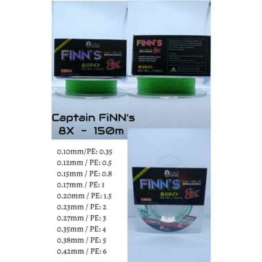 PE Captain Finns 8x 150 M PE 0.35
