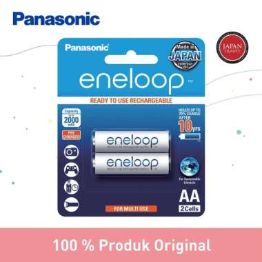 Panasonic Eneloop Baterai Rechargeable AA 2pc Battery Rechargeable A2
