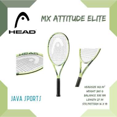 Raket Tenis Head MX Attitude Elite Lime Original Tennis Racket