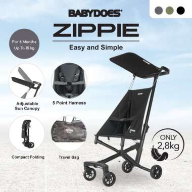 Stroller Babydoes Zippie / Cabin Size Black
