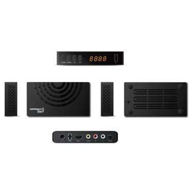 Taffware Bien9 Set Top Box TV Digital H.264 1080P DVB-T2 - Black Black