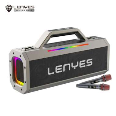Lenyes S833 speaker bluetooth portable wireless karaoke 150w original