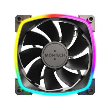 Fan Case Reversed 12 cm Montech RX120 PWM ARGB Single | Fan Casing Hitam