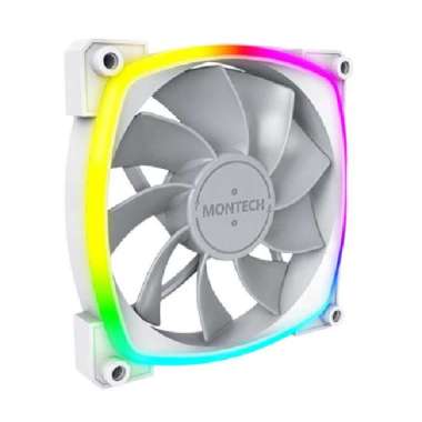 Fan Case Reversed 12 cm Montech RX120 PWM ARGB Single | Fan Casing Putih