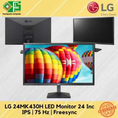 LED Monitor 24 Inc LG 24MK400H IPS Panel Full HD 75Hz | 24" Baru