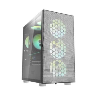 Casing PC M-ATX Darkflash DLM21 | CPU Case Micro ATX Putih