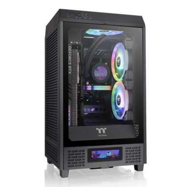 Thermaltake The Tower 200 Mini Chassis White Black | PC Casing Mini Hitam