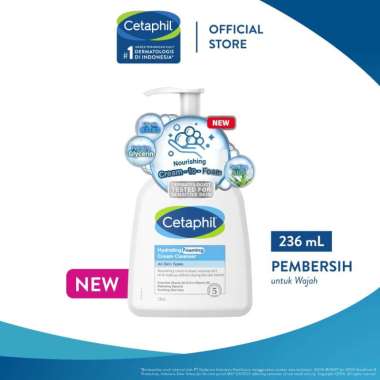Cetaphil Hydrating Foaming Cream Cleanser 236ml