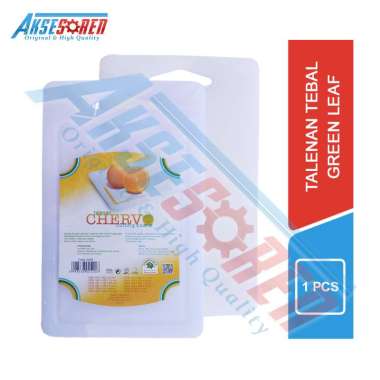 Aksesoren Talenan Dapur Chervo Greenleaf [Besar/Kecil] / Tatakan Papan Alas Pemotong Daging / Choopi