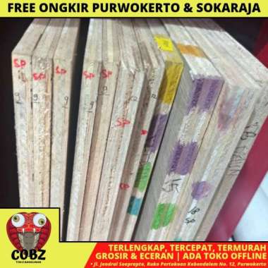 18 MM X 120 CM X 240 CM / DAUN TRIPLEK MULTIPLEK MERANTI CAMPUR SUPER