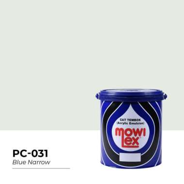 Mowilex Emulsion Cat Tembok Interior - NUANSA BIRU (2.5 L) PC-031 Blue Narrow (warna pastel)
