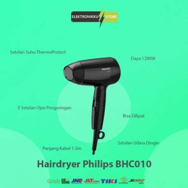100% Produk Ori Hairdryer Philips Bhc010 | Hair Dryer Alat Pengering Rambut Philips Multicolor