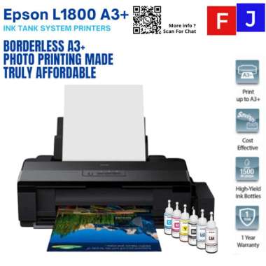 Baru Printer Epson L1800 L 1800 Tank Infus (Print) A3 A3+ Diskon