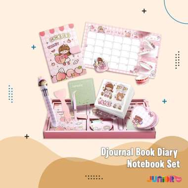 Djournal Book Diary Notebook Set / Gift Set Deluxe Princess