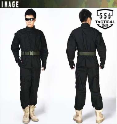 ACM BDU MULTICAM black, 3DCU gurun, hitam - S hitam