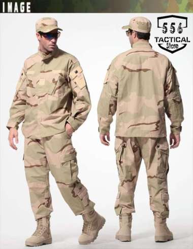 ACM BDU MULTICAM black, 3DCU gurun, hitam - S 3DCU