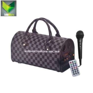Speaker Portabel Advance TS-5 Bluetooth Karaoke Radio Remote + Mic