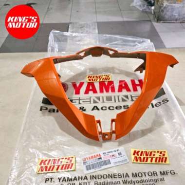 VISOR COVER BATOK ATAS DEPAN MX KING NEW LED ORANGE 2PV-F6216-10-P1