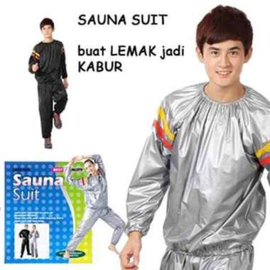 GST Sauna Suit, Pakaian Sauna Suit Dewasa, Baju Sauna, Jas Sauna Olahraga