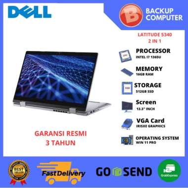 Dell Latitude 5340 Laptop 13.3" i5-1335U 16GB 512GB SSD Abu-abu