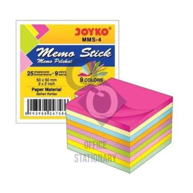 Memo Sticky Notes Joyko MMS-4 - Kertas Memo Tempel Joyko