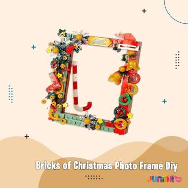 Bricks Of Christmas Photo Frame Diy /Kado Natal