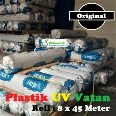 Plastik UV Vatan 1 Roll Lebar 8 Meter 14 Persen 200 Mikron Original