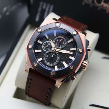 Jam Tangan Pria Alexandre Christie AC 9601 Collection Original Garansi Resmi 1 Tahun ROSEGOLD BLACK 