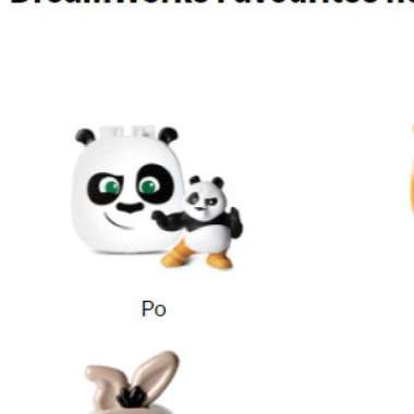 Figure Happy Meal McDonald Dream Works Poo Tigress Shrek Boss Baby Po