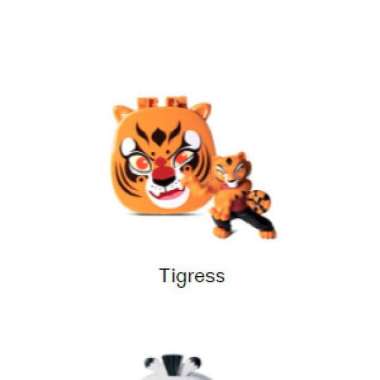 Figure Happy Meal McDonald Dream Works Poo Tigress Shrek Boss Baby Tigress