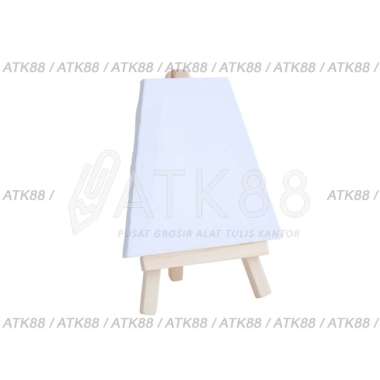 Paket Kanvas Easel Mini Display Lukis / Small Canvas Easel Painting Trapesium