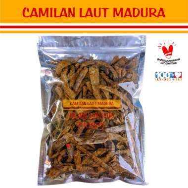 IKAN LAYUR CRISPY Renyah Gurih Siap Makan 250 gram Oleh-oleh Khas Camilan Laut Madura Surabaya Snack