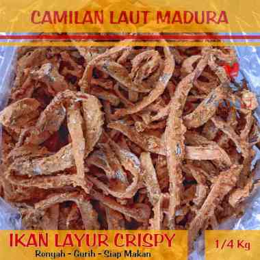 Ikan Layur Crispy Renyah Gurih Camilan Laut Madura Oleh-oleh Khas - 250gr Snack Food Cemilan