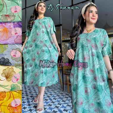 DASTER JUMBO BUSUI DJ MARISA LD 120 KEKINIAN KANCING DEPAN TUJUH LENGAN PENDEK MURAH ADEM RAYON XL X