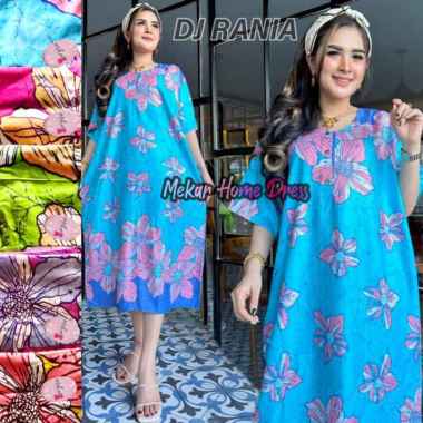 DASTER JUMBO BUSUI DJ MARISA LD 120 KEKINIAN KANCING DEPAN TUJUH LENGAN PENDEK MURAH ADEM RAYON XL X