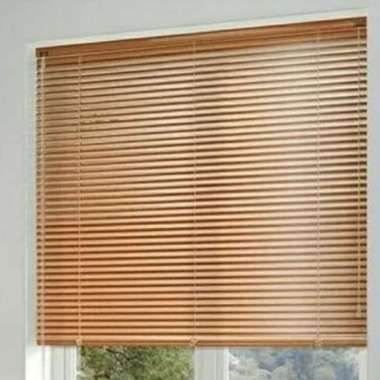TIRAI PLASTIK PVC GULUNG JENDELA / BLIND ROLLER UK 90 X 180 CM Cokelat