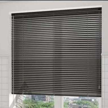 TIRAI PLASTIK PVC GULUNG JENDELA / BLIND ROLLER UK 90 X 180 CM Abu-abu