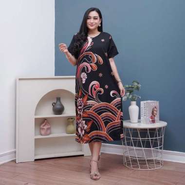 Daster Batik Prass - Daster Busui LD 108 - Atasan Wanita - Batik Motif Abstrak Kekinian NOVARIA MERA