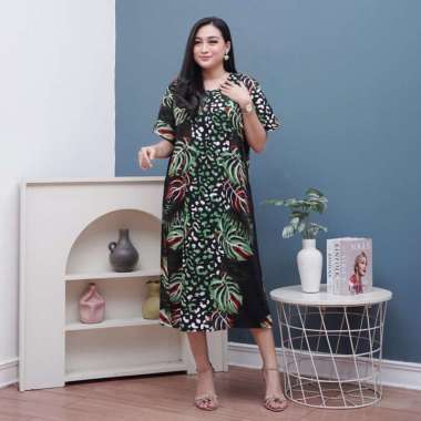 Daster Batik Prass - Daster Busui LD 108 - Atasan Wanita - Batik Motif Abstrak Kekinian DEANDRA HIJA